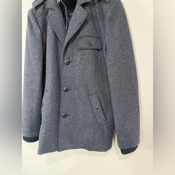 7Diamonds Men’s The Downtown Overcoat Large - Picture 2 of 7